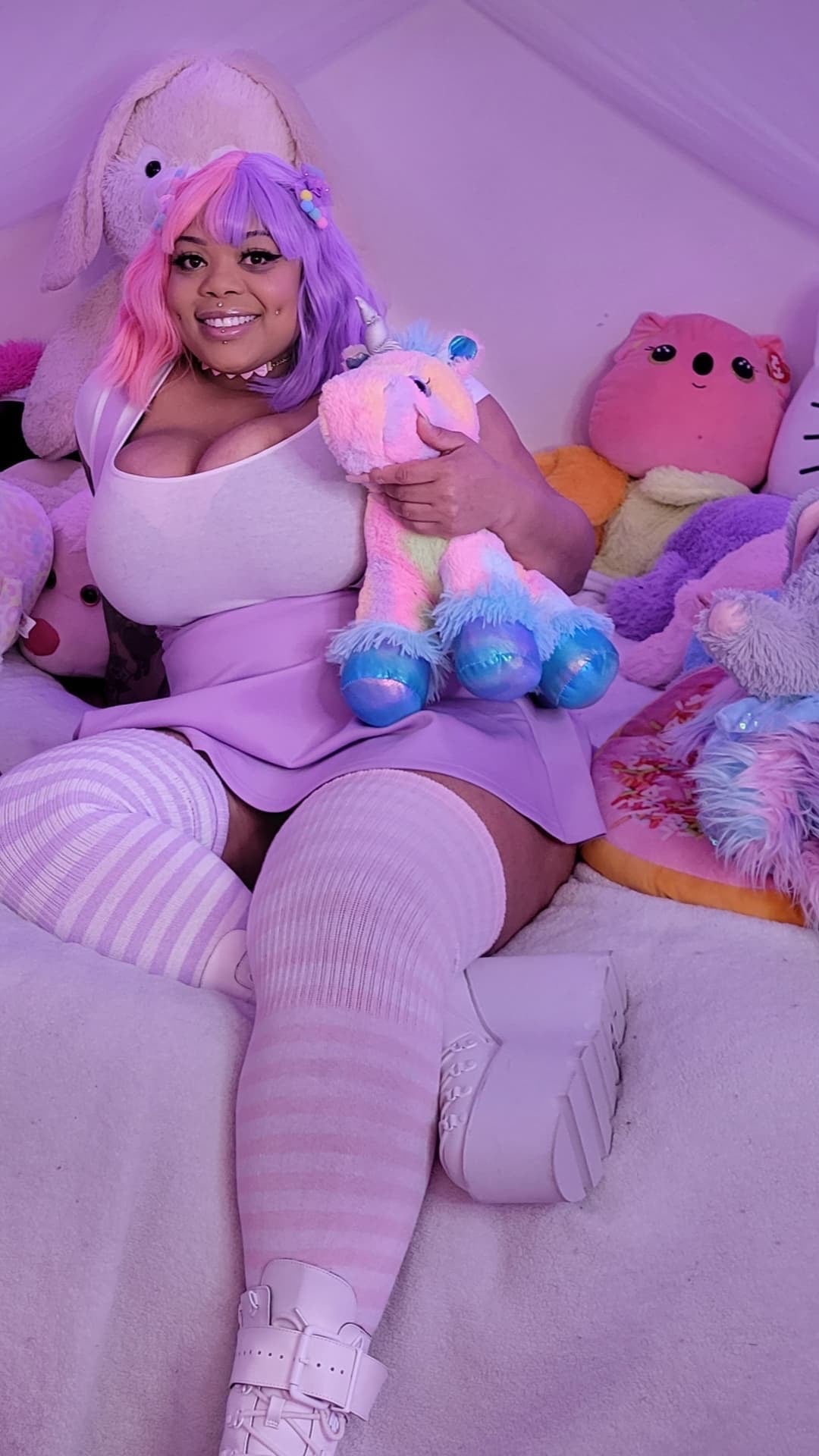 THUNDA THIGHS Tūbbies - Kawaii Blue