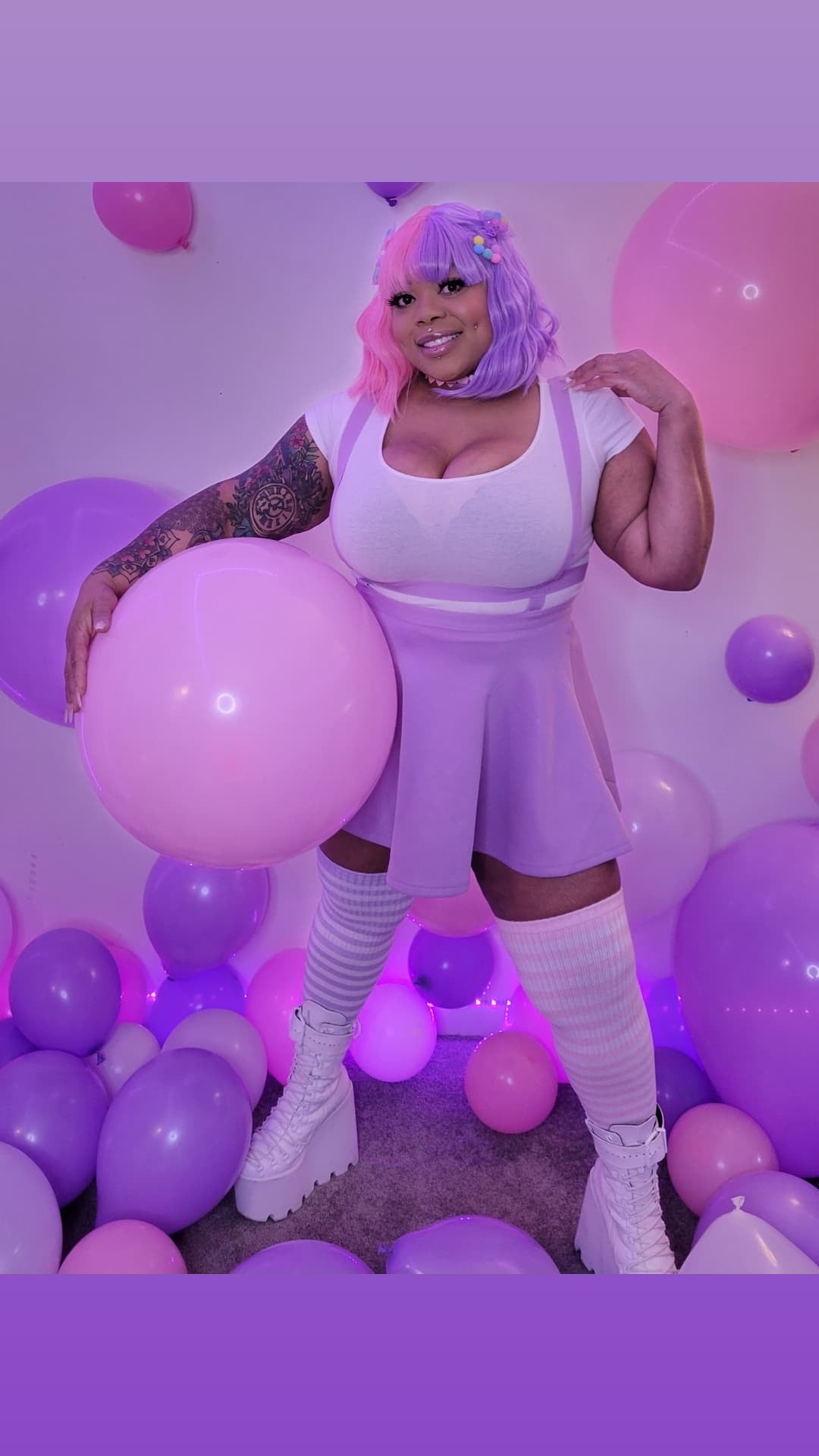 THUNDA THIGHS Tūbbies - Kawaii Pink