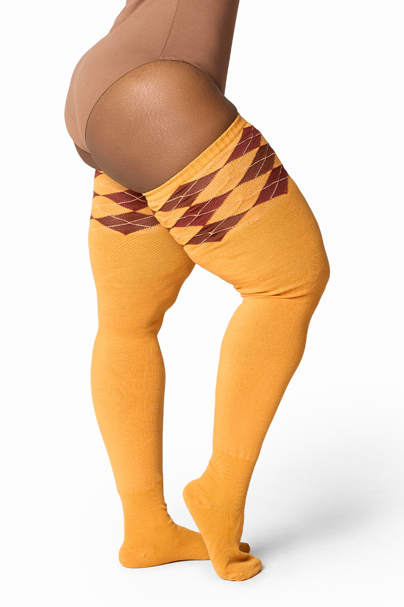 THUNDA THIGHS Tūbbies - Argyle - Rustic Spice
