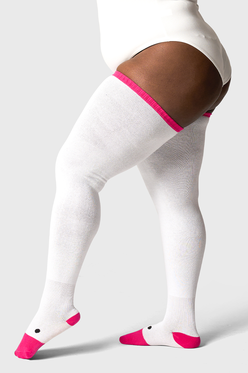 THUNDA THIGHS Tūbbies - Duckies - Pink