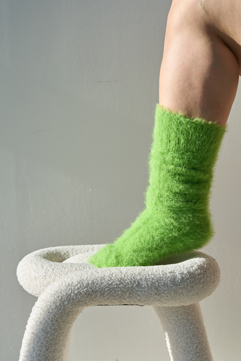 THUNDA THIGHS Slouch - Mohair - Grinch
