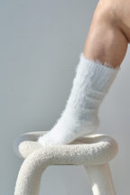 THUNDA THIGHS Slouch - Mohair - White