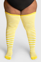 THUNDA THIGHS Tūbbies - Honey Bee & White Stripes