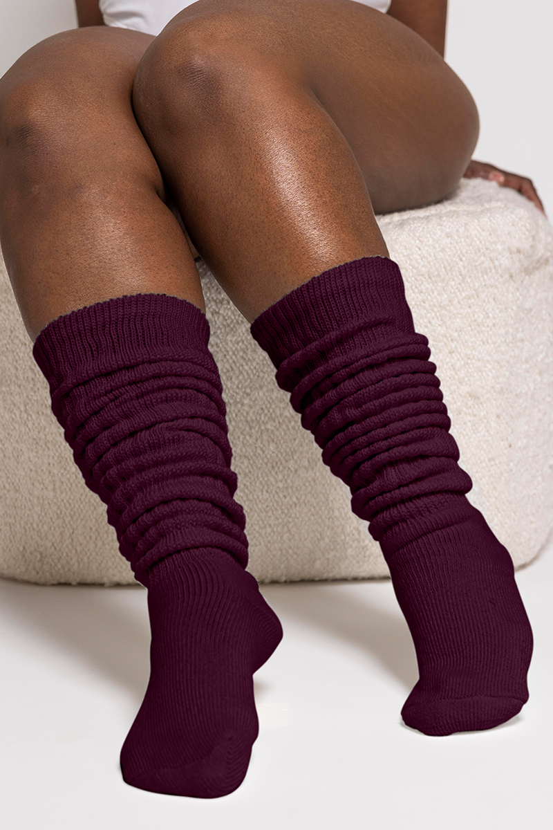 THUNDA THIGHS Slouch - Burnt Rose