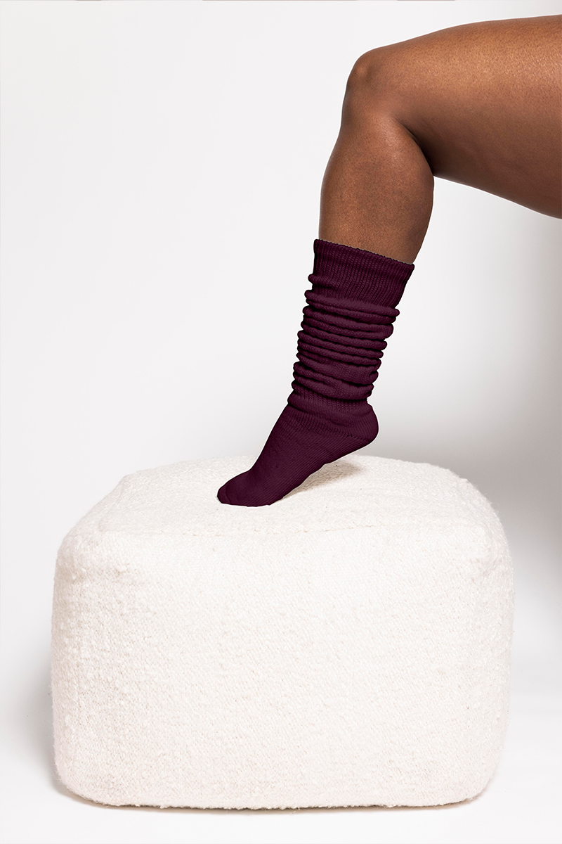 THUNDA THIGHS Slouch - Burnt Rose