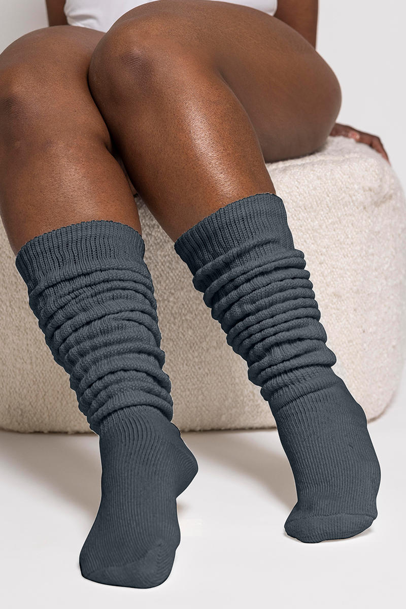 THUNDA THIGHS Slouch - Cool Gray