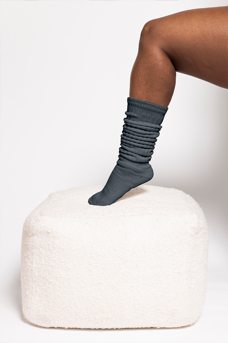 THUNDA THIGHS Slouch - Cool Gray