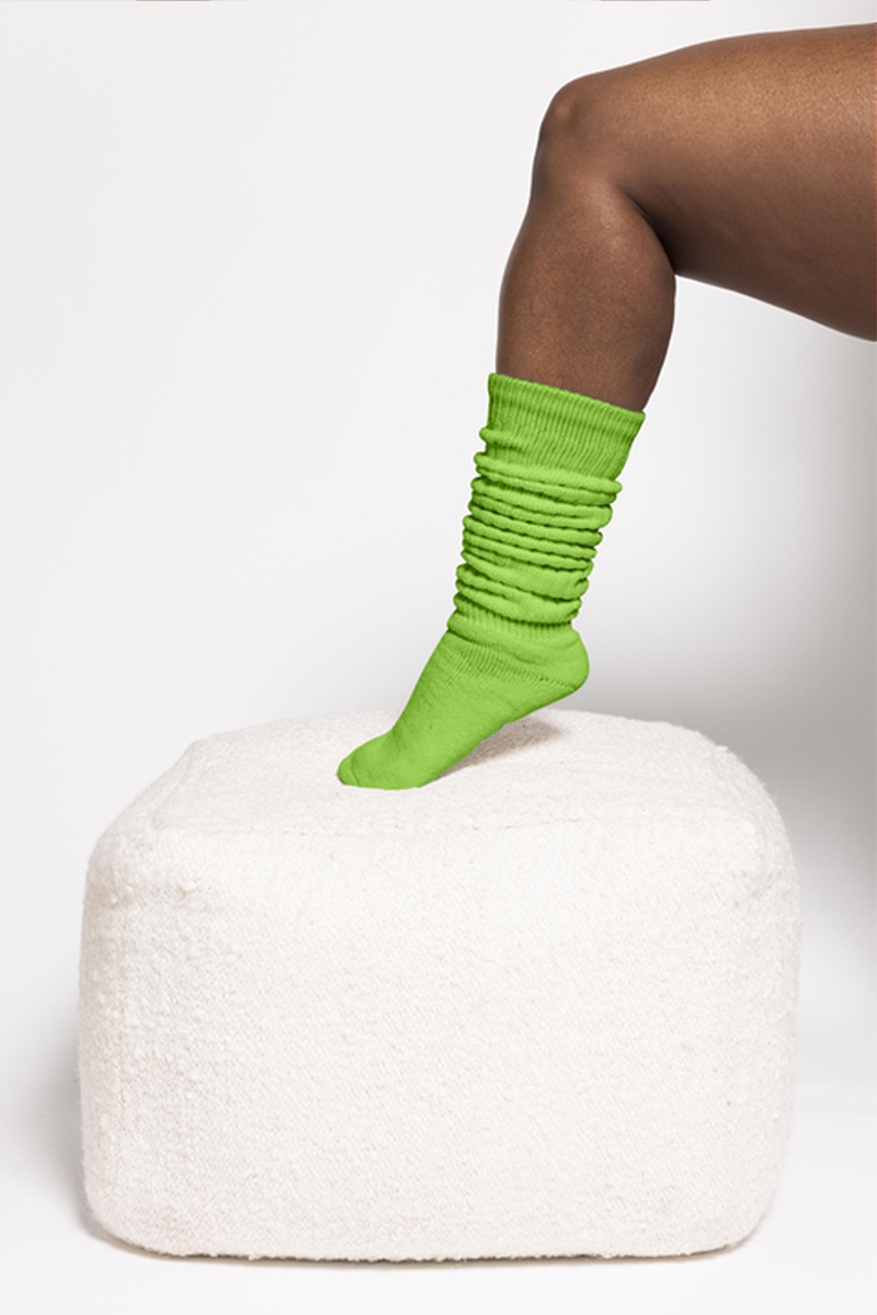 THUNDA THIGHS Slouch - Green Gecko