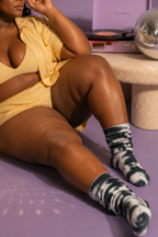 THUNDA THIGHS Slouch - Ink Spill