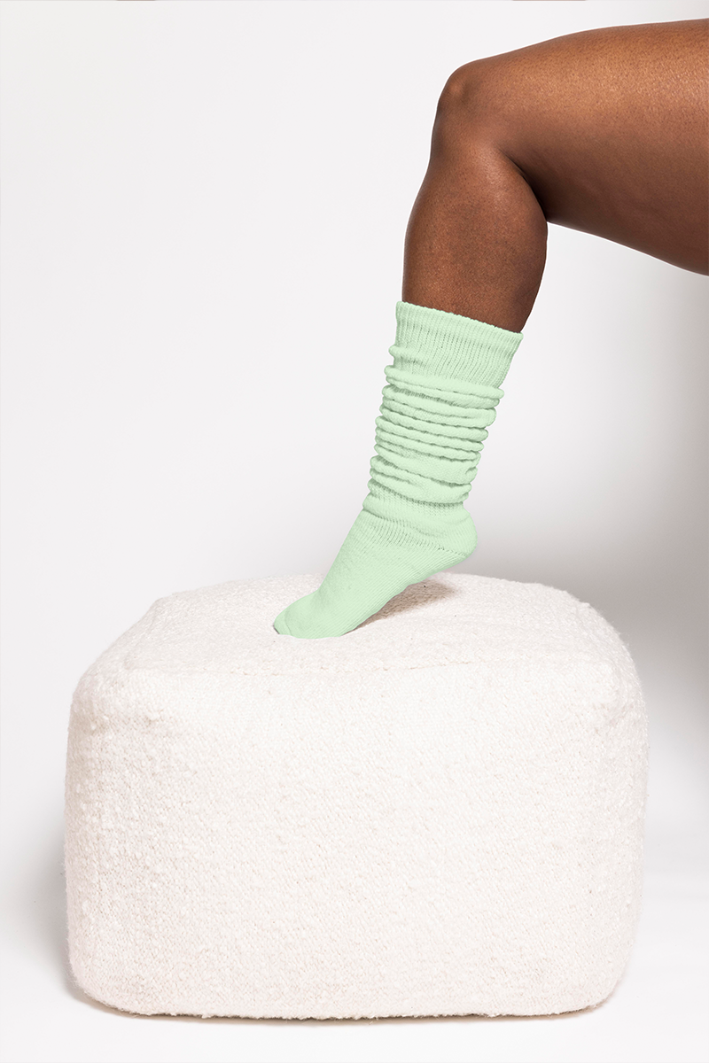 THUNDA THIGHS Slouch - Pastel Mint