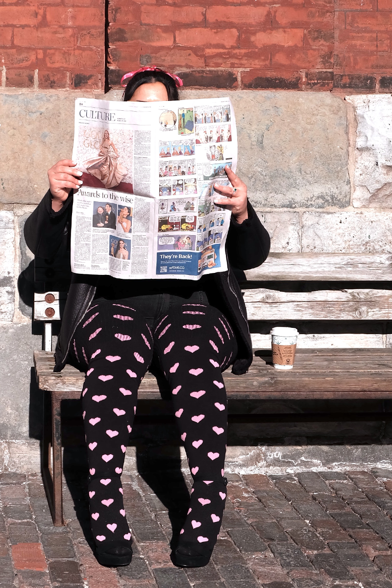 THUNDA THIGHS Tūbbies - Sweetheart - Black & Pink Hearts