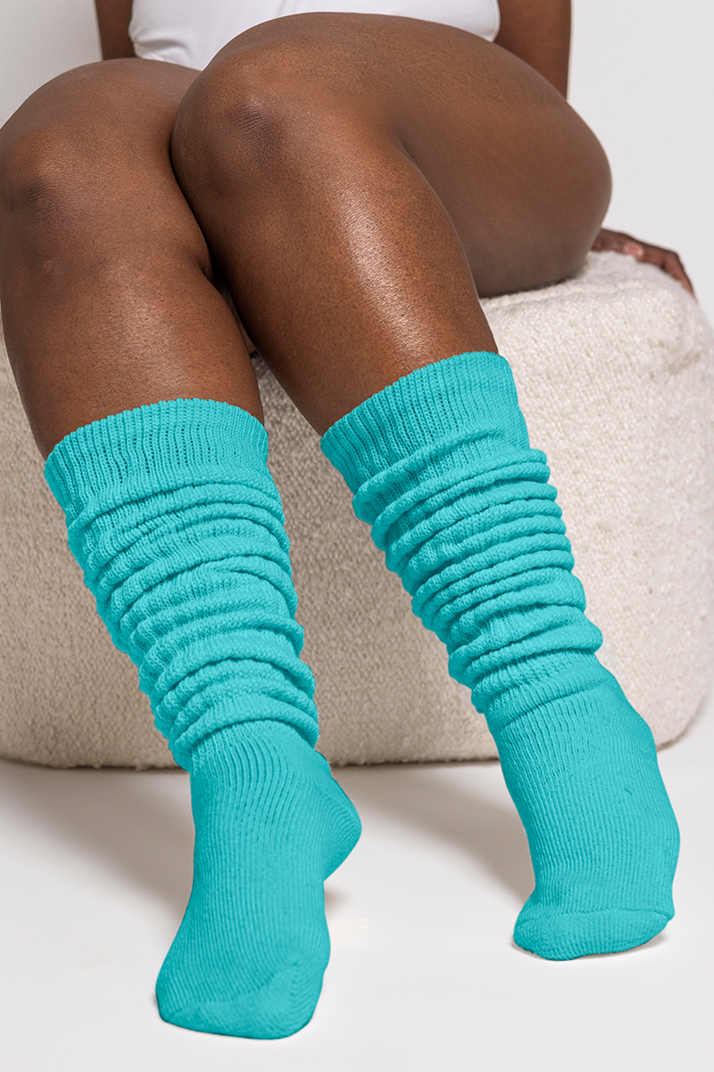 THUNDA THIGHS Slouch - Aqua