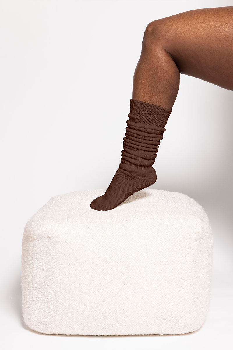THUNDA THIGHS Slouch - Brunette