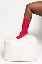 THUNDA THIGHS Slouch - Ruby