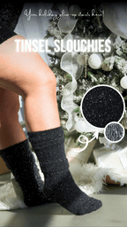 THUNDA THIGHS Slouch - Tinsel - Smokey Taupe