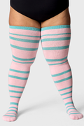 THUNDA THIGHS Tūbbies - Stripe Shift - Kawaii Melody