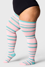 THUNDA THIGHS Tūbbies - Stripe Shift - Kawaii Melody