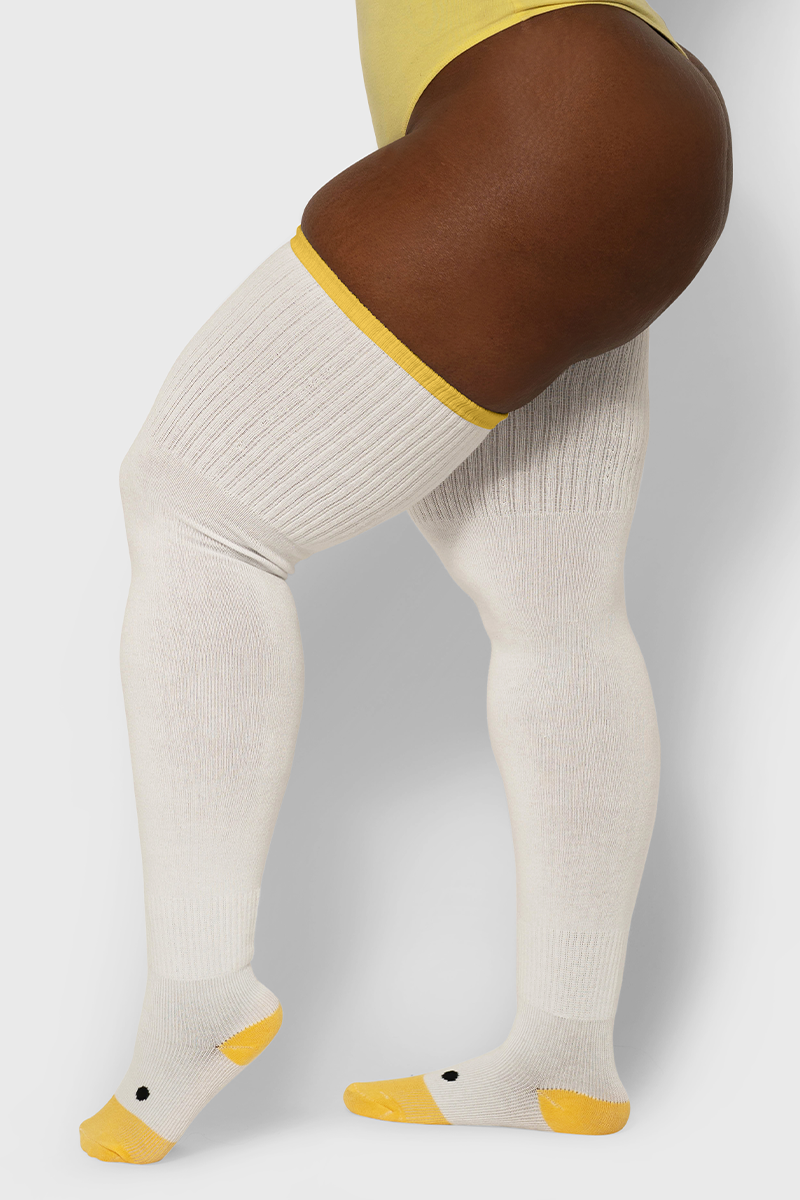 THUNDA THIGHS Tūbbies - Duckies - Yellow