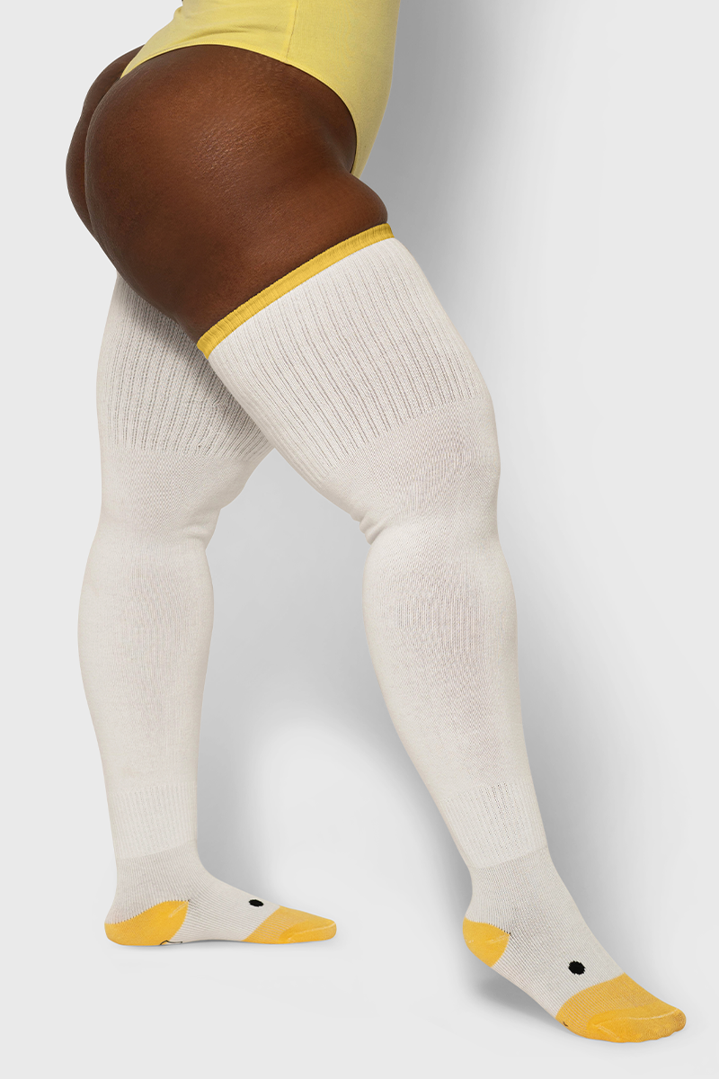 THUNDA THIGHS Tūbbies - Duckies - Yellow